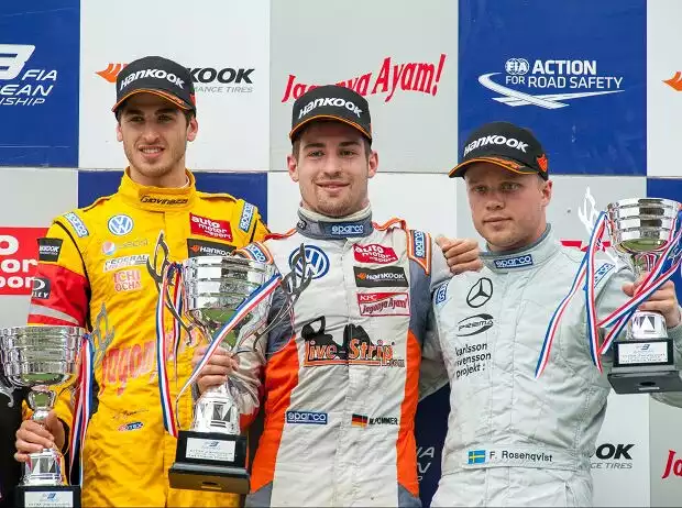 Antonio Giovinazzi, Markus Pommer, Felix Rosenqvist Titel-Bild zur News: Antonio Giovinazzi, Markus Pommer, Felix Rosenqvist