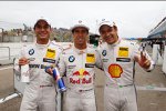 Bruno Spengler (MTEK-BMW), Antonio Felix da Costa (Schnitzer-BMW)  und Augusto Farfus (RBM-BMW) 