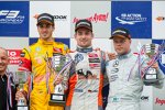 Antonio Giovinazzi, Markus Pommer und Felix Rosenqvist 