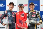 George Russell, Lance Stroll und Alexander Albon 