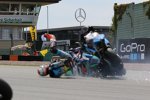 Crash Esteve Rabat und Franco Morbidelli 