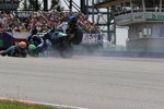 Crash Esteve Rabat und Franco Morbidelli 