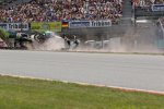 Crash Esteve Rabat und Franco Morbidelli 