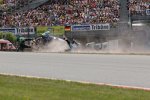 Crash Esteve Rabat und Franco Morbidelli 