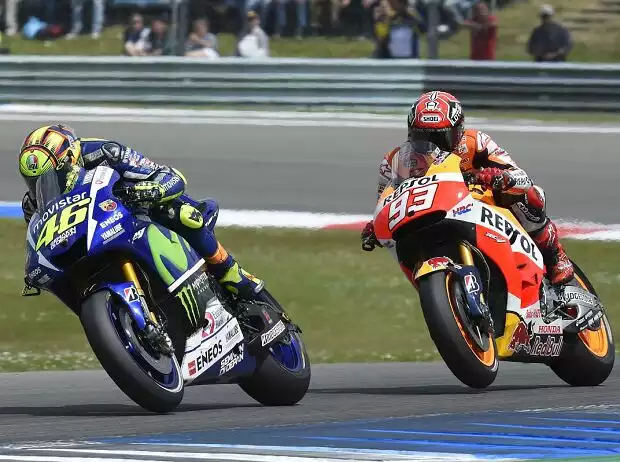 Titel-Bild zur News: Valentino Rossi, Marc Marquez