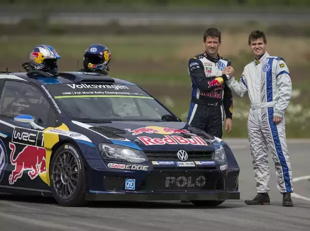 Sebastien Ogier, Magnus Carlsen Titel-Bild zur News: Sebastien Ogier, Magnus Carlsen