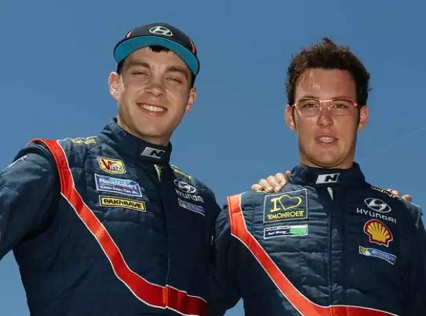 Hayden Paddon, Thierry Neuville Titel-Bild zur News: Hayden Paddon, Thierry Neuville
