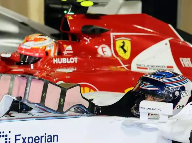 Valtteri Bottas, Kimi Räikkönen Titel-Bild zur News: Valtteri Bottas, Kimi Räikkönen