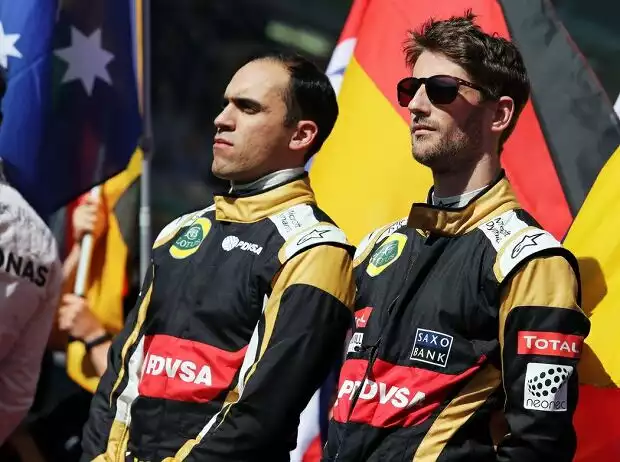 Pastor Maldonado, Romain Grosjean Titel-Bild zur News: Pastor Maldonado, Romain Grosjean
