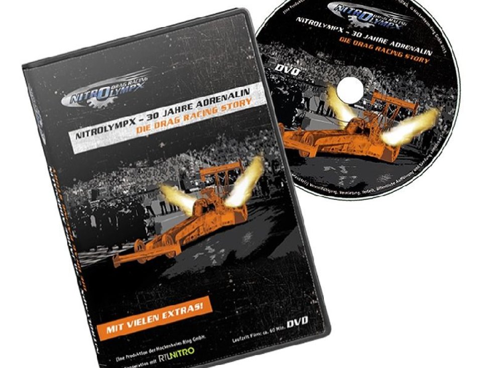 DVD "NitrOlympX - 30 Jahre Adrenalin - Die Drag Racing Story"