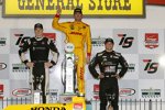 Erstes reines US-Podium seit 2006: Ryan Hunter-Reay, Josef Newgarden und Sage Karam