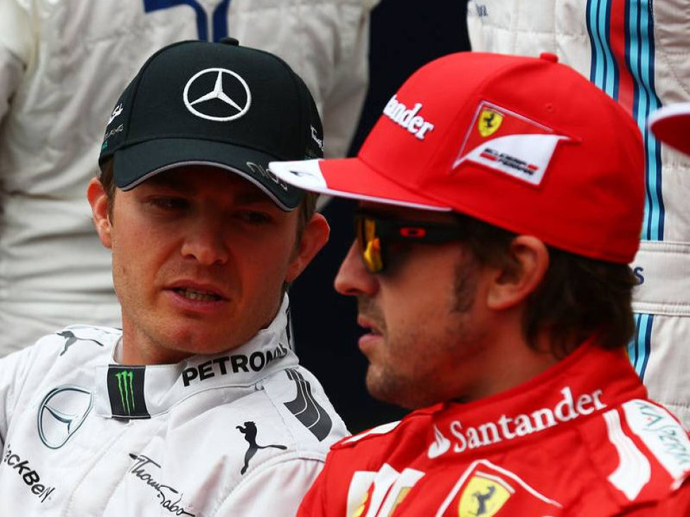 Nico Rosberg, Fernando Alonso