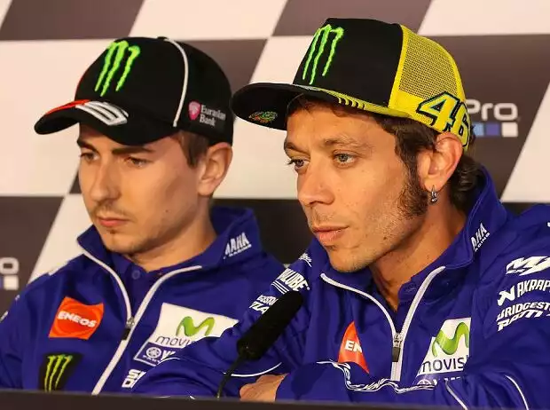 Jorge Lorenzo, Valentino Rossi Titel-Bild zur News: Jorge Lorenzo, Valentino Rossi