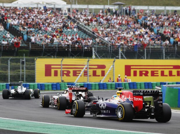 Titel-Bild zur News: Felipe Massa, Jean-Eric Vergne, Sebastian Vettel