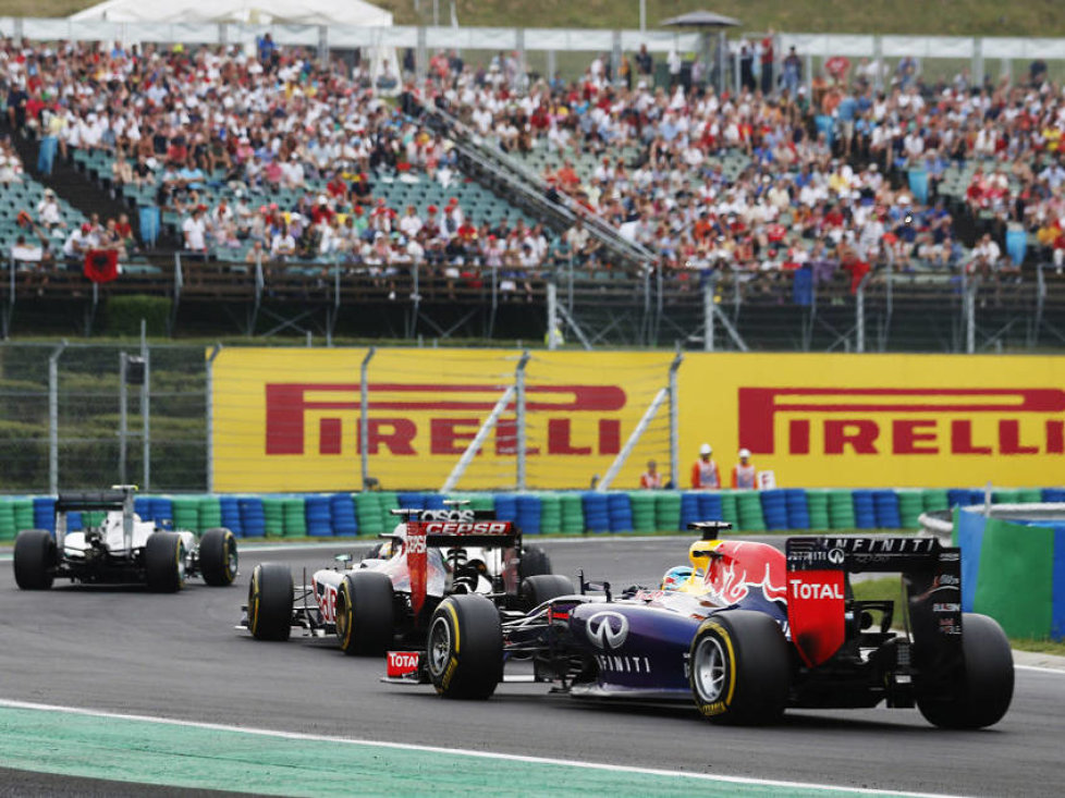 Felipe Massa, Jean-Eric Vergne, Sebastian Vettel