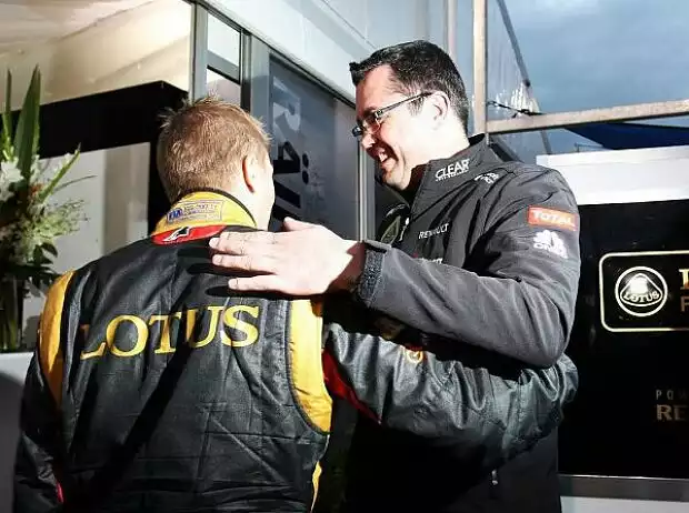 Eric Boullier, Kimi Räikkönen Titel-Bild zur News: Eric Boullier, Kimi Räikkönen