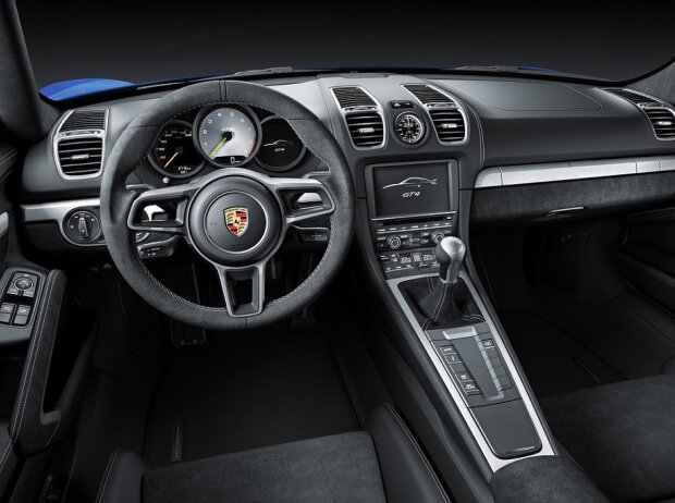 Cockpit des Porsche Cayman GT4