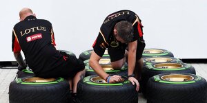 In letzter Minute bezahlt: Lotus wartet auf Pirelli-Reifen