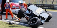 Bild zum Inhalt: Nach Perez-Überschlag: Force India zieht Autos zurück