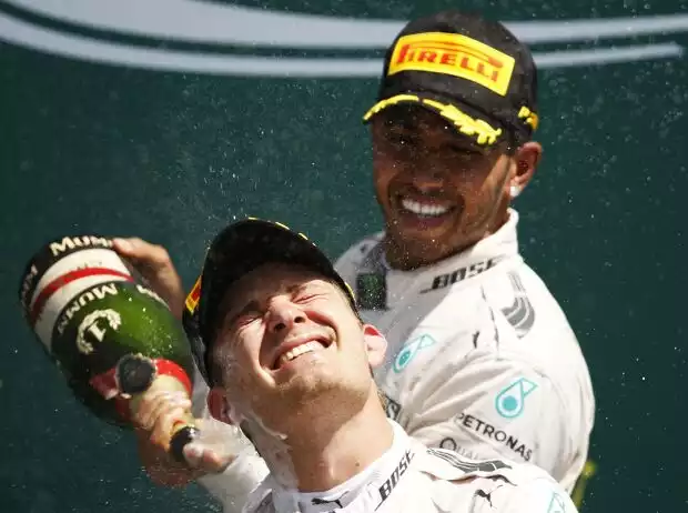 Lewis Hamilton, Nico Rosberg Titel-Bild zur News: Lewis Hamilton, Nico Rosberg