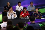 Franz Tost, Yasuhisa Arai, Toto Wolff, Graeme Lowdon und Christian Horner 