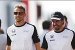 Jenson Button (McLaren) und Fernando Alonso (McLaren) 