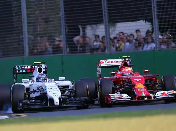 Valtteri Bottas, Kimi Räikkönen Titel-Bild zur News: Valtteri Bottas, Kimi Räikkönen
