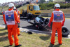 Force India: Perez' Unfall durch langes Randstein-Räubern