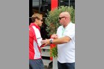 Sebastian Vettel (Ferrari) und Philippe Bianchi, der Vater von Jules Bianchi 