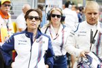 Claire Williams und Valtteri Bottas (Williams) 