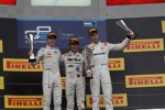 Nobuharu Matsushita (ART), Stoffel Vandoorne (ART) und Sergei Sirotkin (Rapax) 