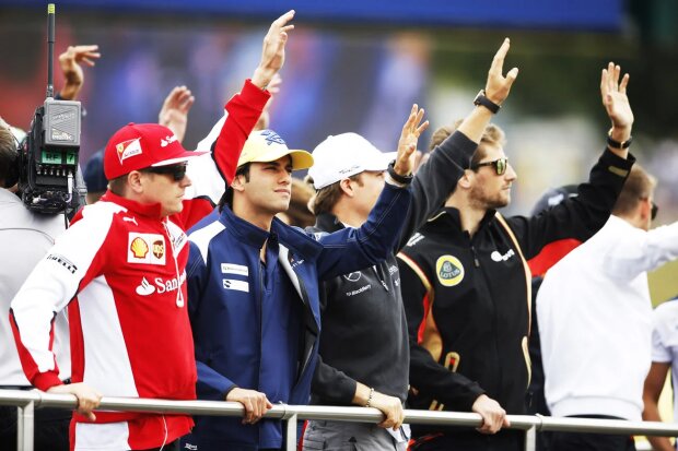 Kimi Räikkönen Felipe Nasr Nico Rosberg Romain Grosjean Ferrari Scuderia Ferrari F1Sauber Sauber F1 Team F1Mercedes Mercedes AMG Petronas Formula One Team F1Lotus Lotus F1 Team F1 ~Kimi Räikkönen (Ferrari), Felipe Nasr (Sauber), Nico Rosberg (Mercedes) und Romain Grosjean (Lotus) ~ 