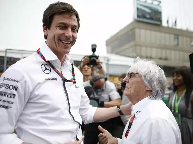 Titel-Bild zur News: Toto Wolff, Bernie Ecclestone