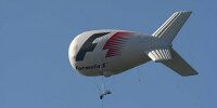 Formel-1-TV-Zeppelin für Luftaufnahmen