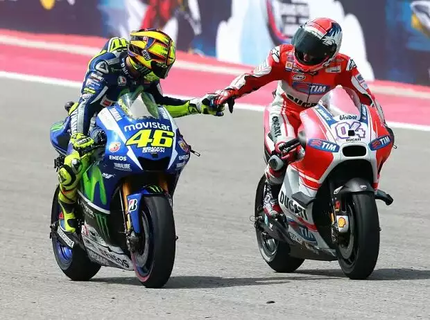 Valentino Rossi, Andrea Dovizioso Titel-Bild zur News: Valentino Rossi, Andrea Dovizioso