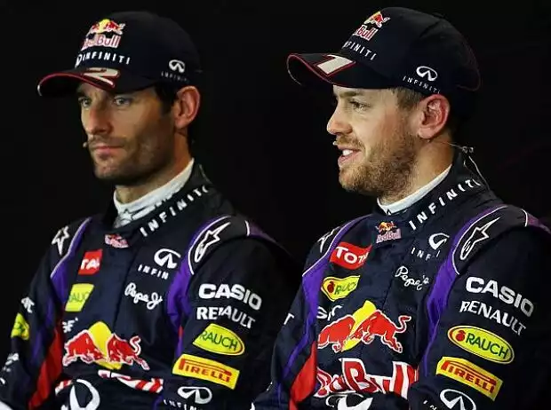 Titel-Bild zur News: Mark Webber, Sebastian Vettel