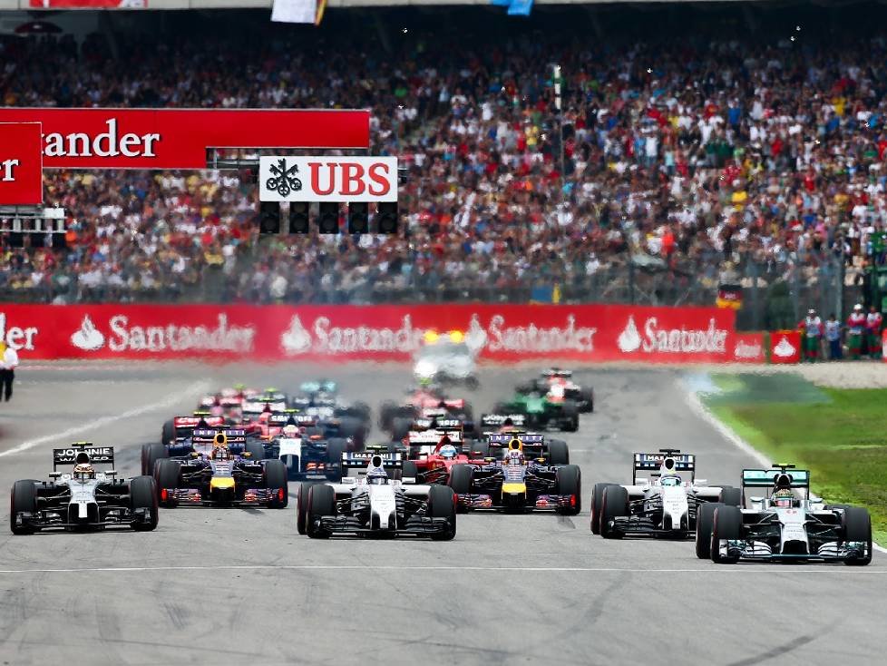 Start des Großer Preis von Deutschland 2014 auf dem Hockenheimring