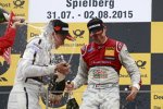 Pascal Wehrlein (HWA-Mercedes 2) und Edoardo Mortara (Abt-Audi) 