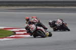 Jordi Torres vor Leon Haslam und Max Biaggi (Aprilia) 