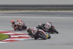 Jordi Torres vor Leon Haslam und Max Biaggi (Aprilia) 
