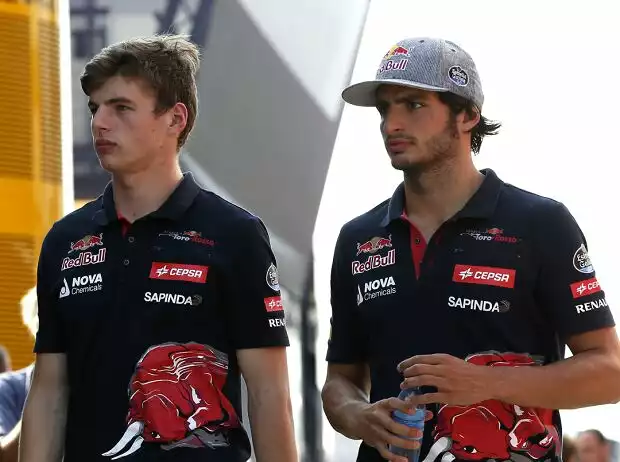 Max Verstappen, Carlos Sainz Titel-Bild zur News: Max Verstappen, Carlos Sainz