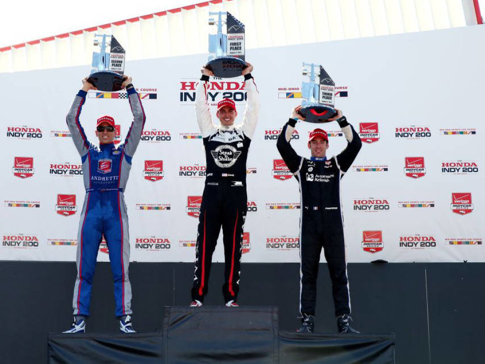 Graham Rahal, Justin Wilson, Simon Pagenaud