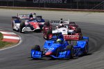 Tony Kanaan (Ganassi), Juan Pablo Montoya (Penske) und Jack Hawksworth (Foyt) 