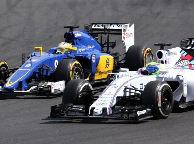 Titel-Bild zur News: Marcus Ericsson, Felipe Massa