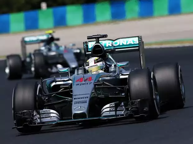 Lewis Hamilton, Nico Rosberg Titel-Bild zur News: Lewis Hamilton, Nico Rosberg