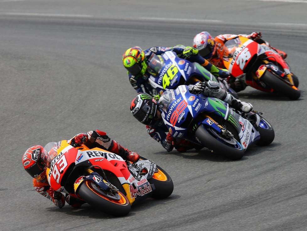 Marc Marquez, Daniel Pedrosa, Jorge Lorenzo, Valentino Rossi