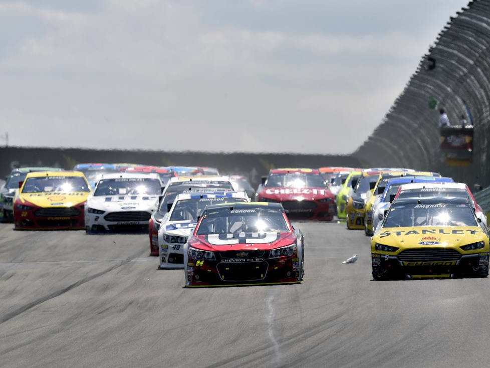 Start zum NASCAR-Rennen in Watkins Glen 2014