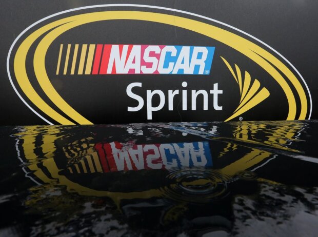 Sprint-Cup-Logo im Regen