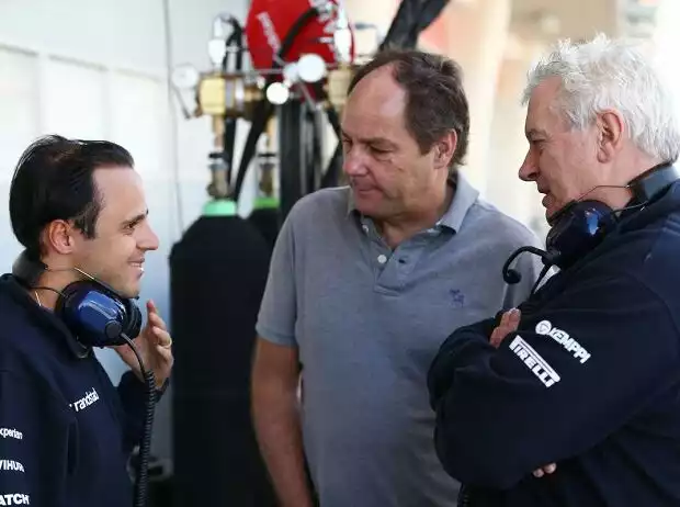 Felipe Massa, Gerhard Berger, Pat Symonds Titel-Bild zur News: Felipe Massa, Gerhard Berger, Pat Symonds
