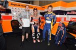 Nicky Hayden, Daniel Pedrosa und Marco Andretti